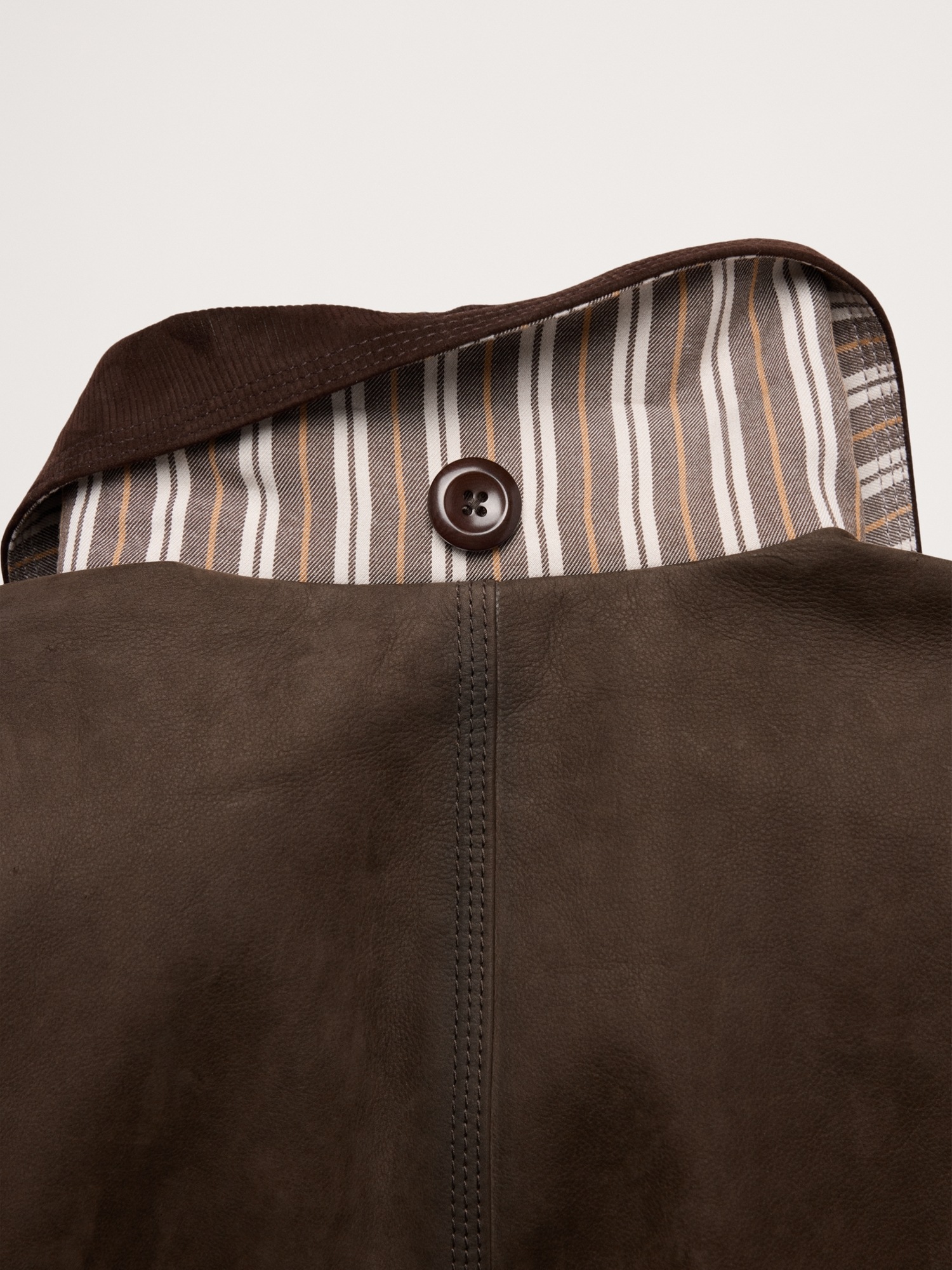 Женское пальто Banana Republic x La Ligne The Nubuck Barn, цвет: Оливковый зелёный — фото 6