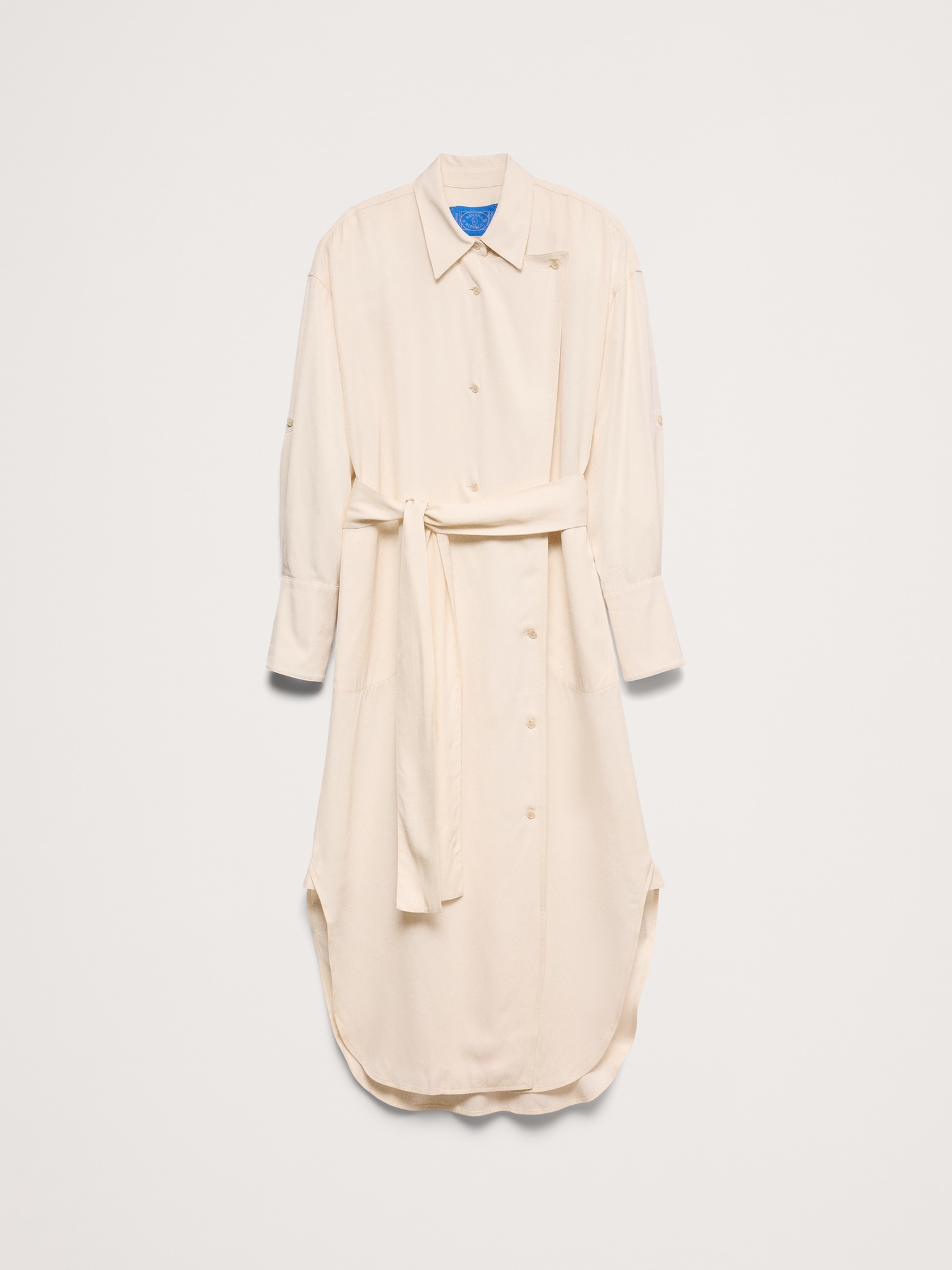 Banana Republic x La Ligne The Viscose Midi Shirt Dress