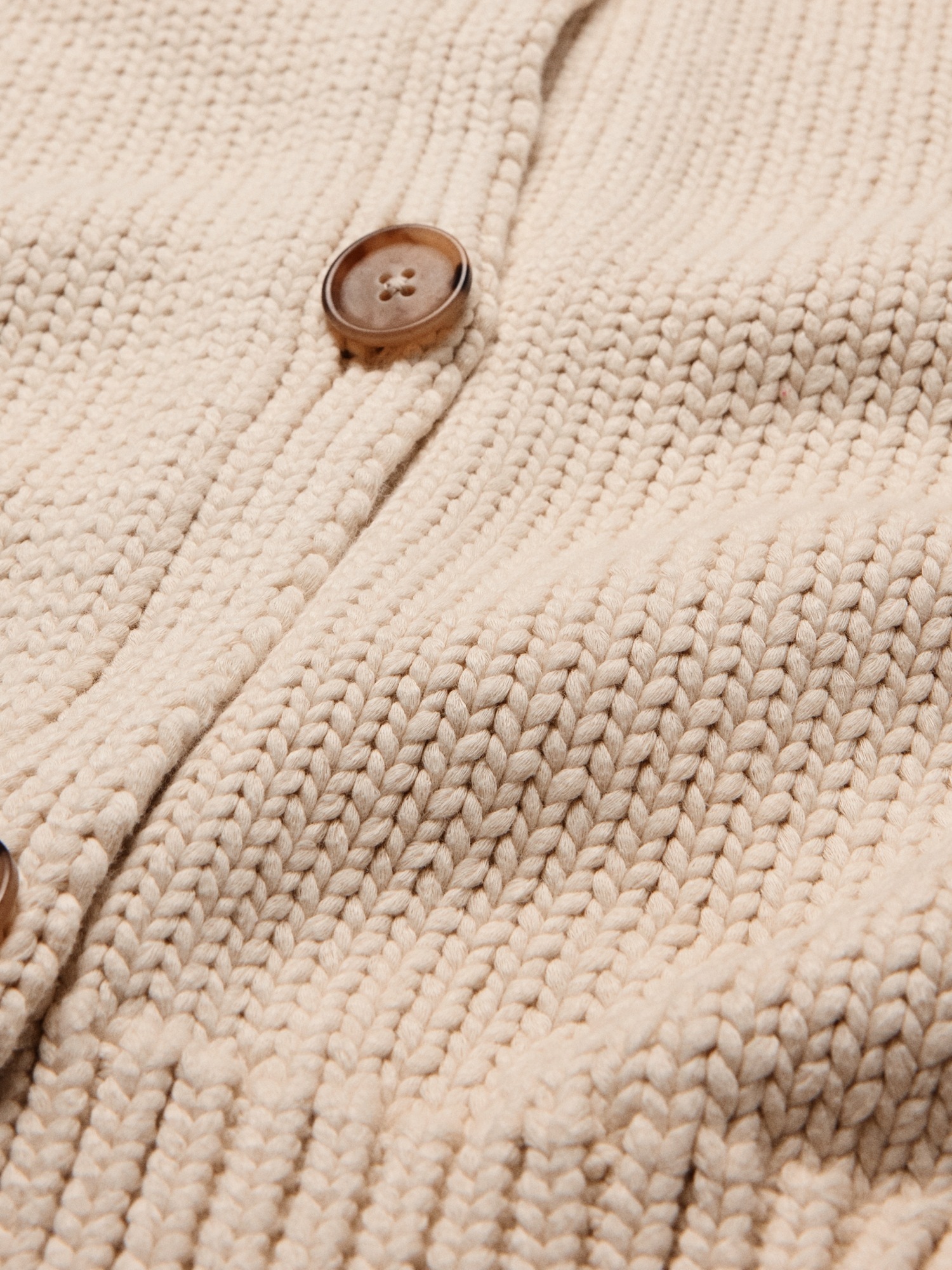 Женский кардиган Banana Republic x La Ligne The Cropped Cotton, цвет: Кремовый белый — фото 4