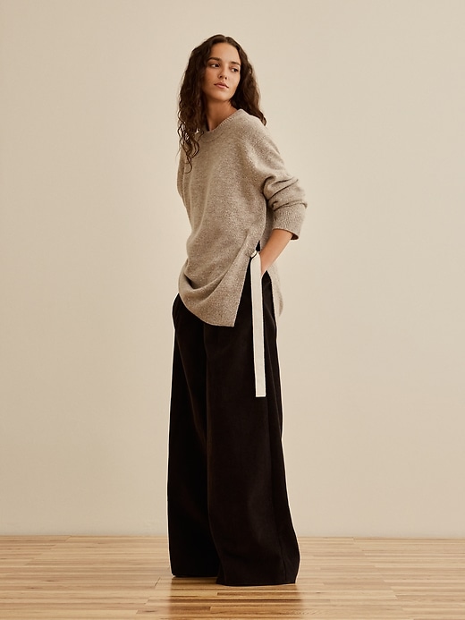パンツ 80s banana republic wide corduroy pants Banana Republic x La Ligne The Wide-Leg Cotton Corduroy Pant