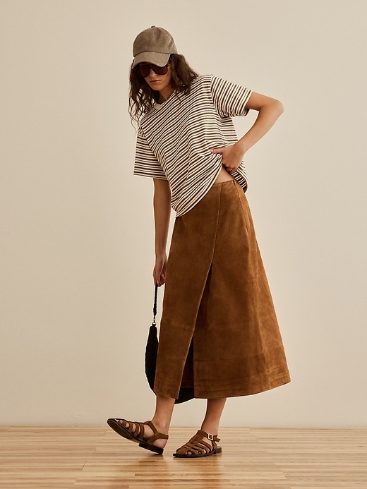 Banana Republic x La Ligne | The Boxy Cotton T-Shirt | Banana