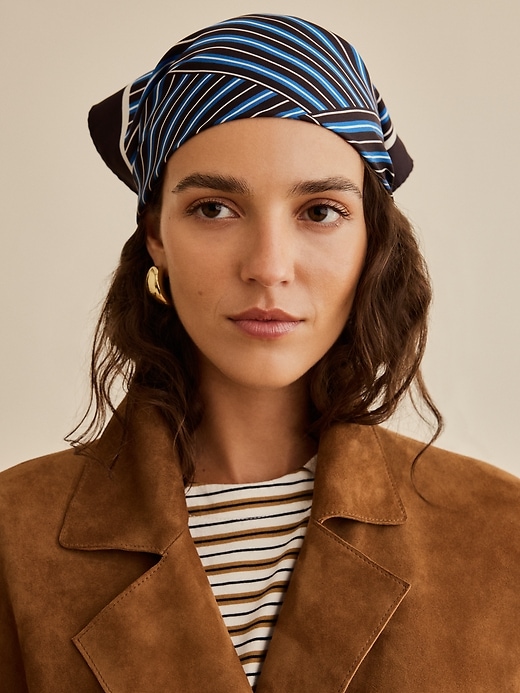 Banana Republic x La Ligne | The Silk Twill Bandana | Banana