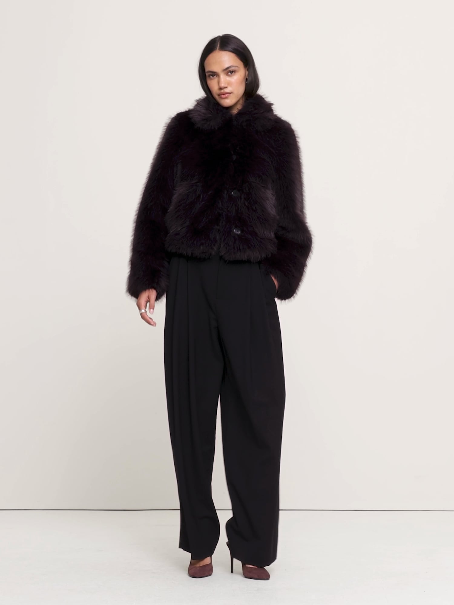 Faux Fur Jacket