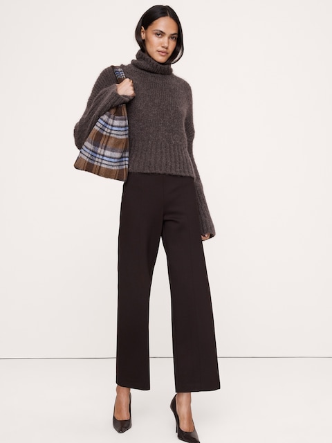 Straight Everywhere Ponte Ankle Pant