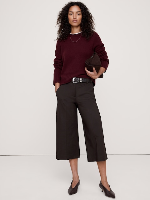 High-Rise Ponte Culotte