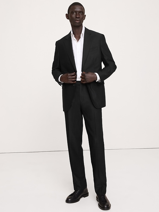 Signature Italian Hopsack Suit Jacket | Banana Republic