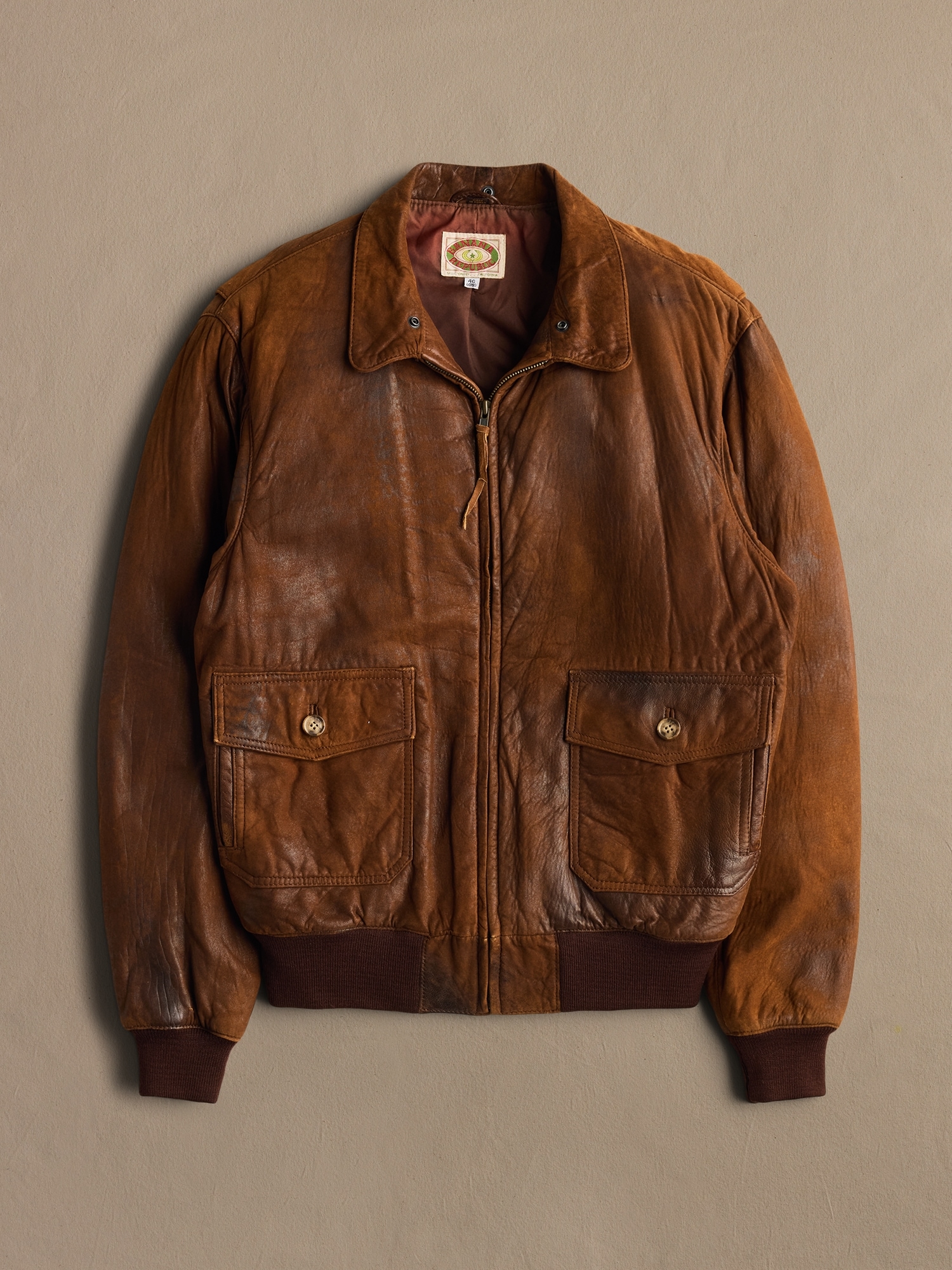Zip Front Leather Jacket | Banana Republic