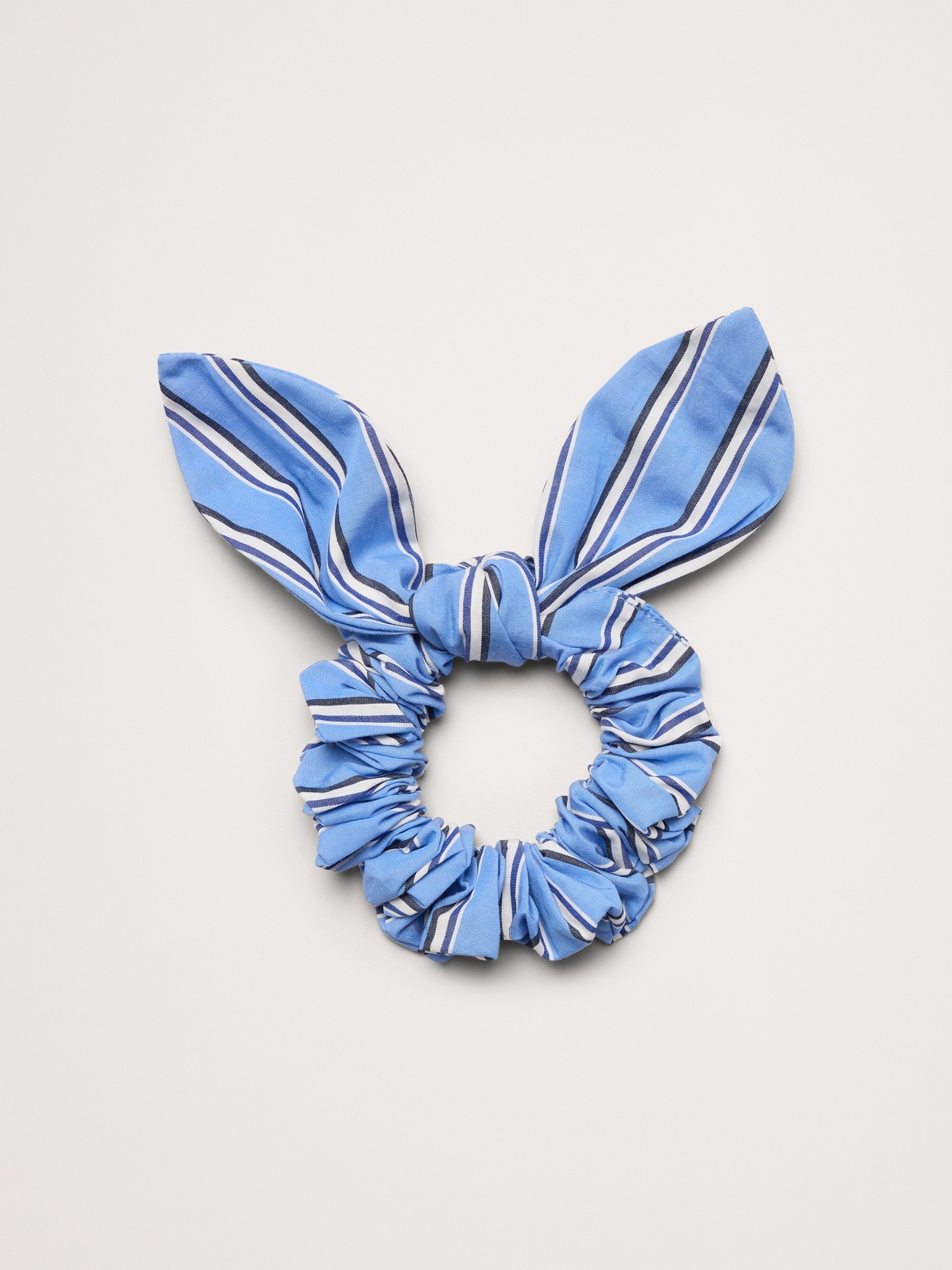 Женские аксессуары для волос Banana Republic x La Ligne The Hair Scrunchie, цвет: Синий полосатый — фото 2