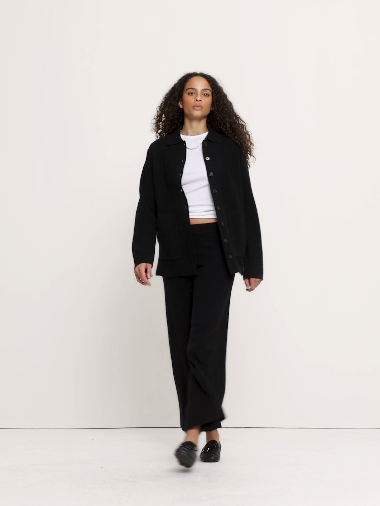 Женские брюки Banana Republic Cashmere Sweater Pant, цвет: Чёрный — фото 6