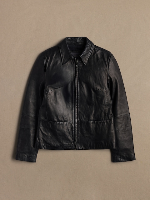 Archive Leather Zip-Up Jacket Women's Size S
