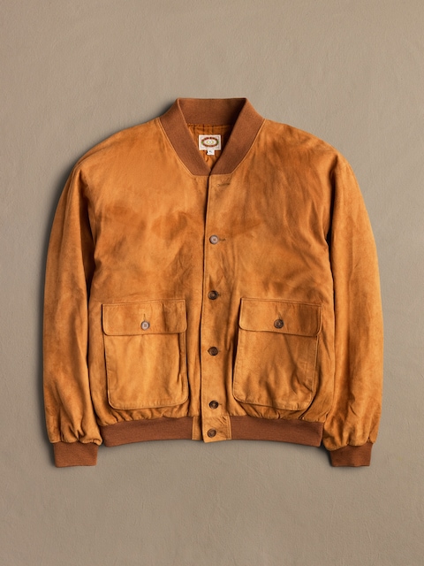 Archive Suede Jacket With Button Closure Men's Size XL