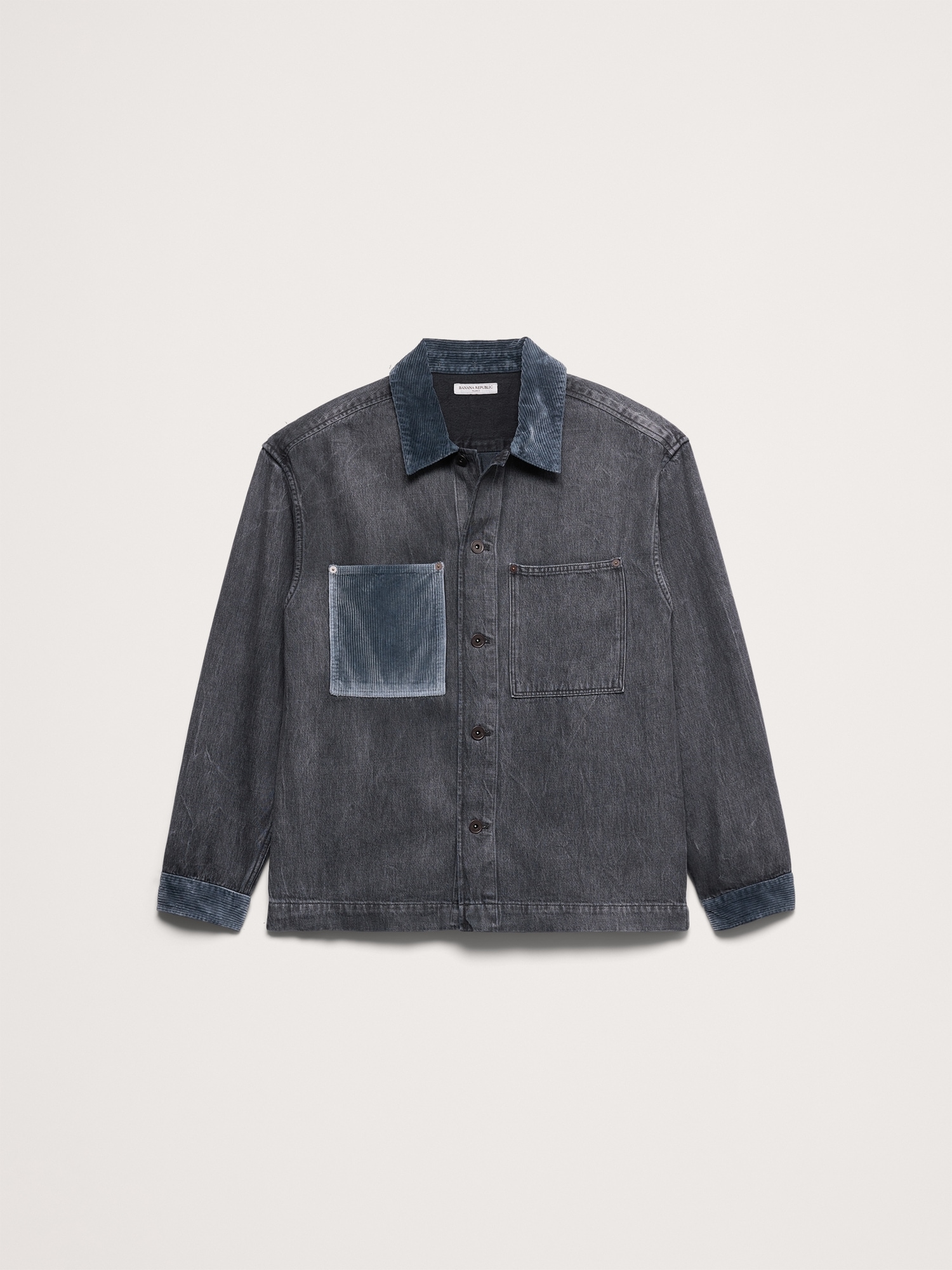 Relaxed-Fit Italian Denim Overshirt