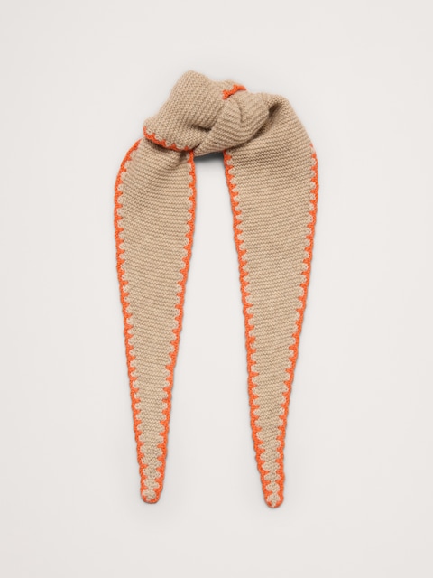 Stitch Thin Neck Scarf By Vismaya