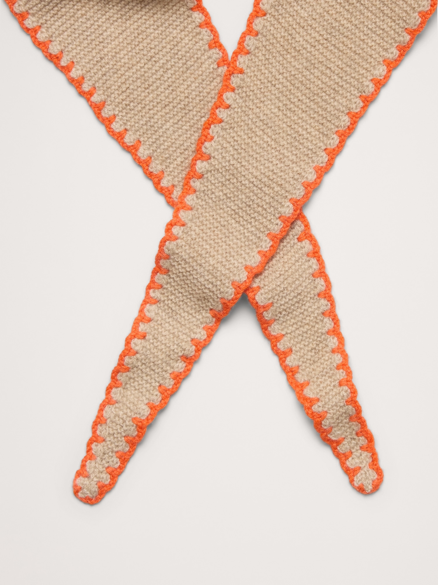 Stitch Thin Neck Scarf By Vismaya