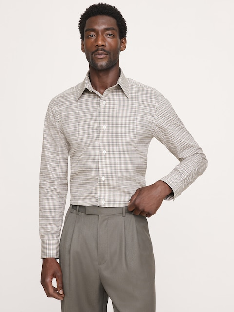 Slim-Fit Wrinkle-Resistant Dress Shirt