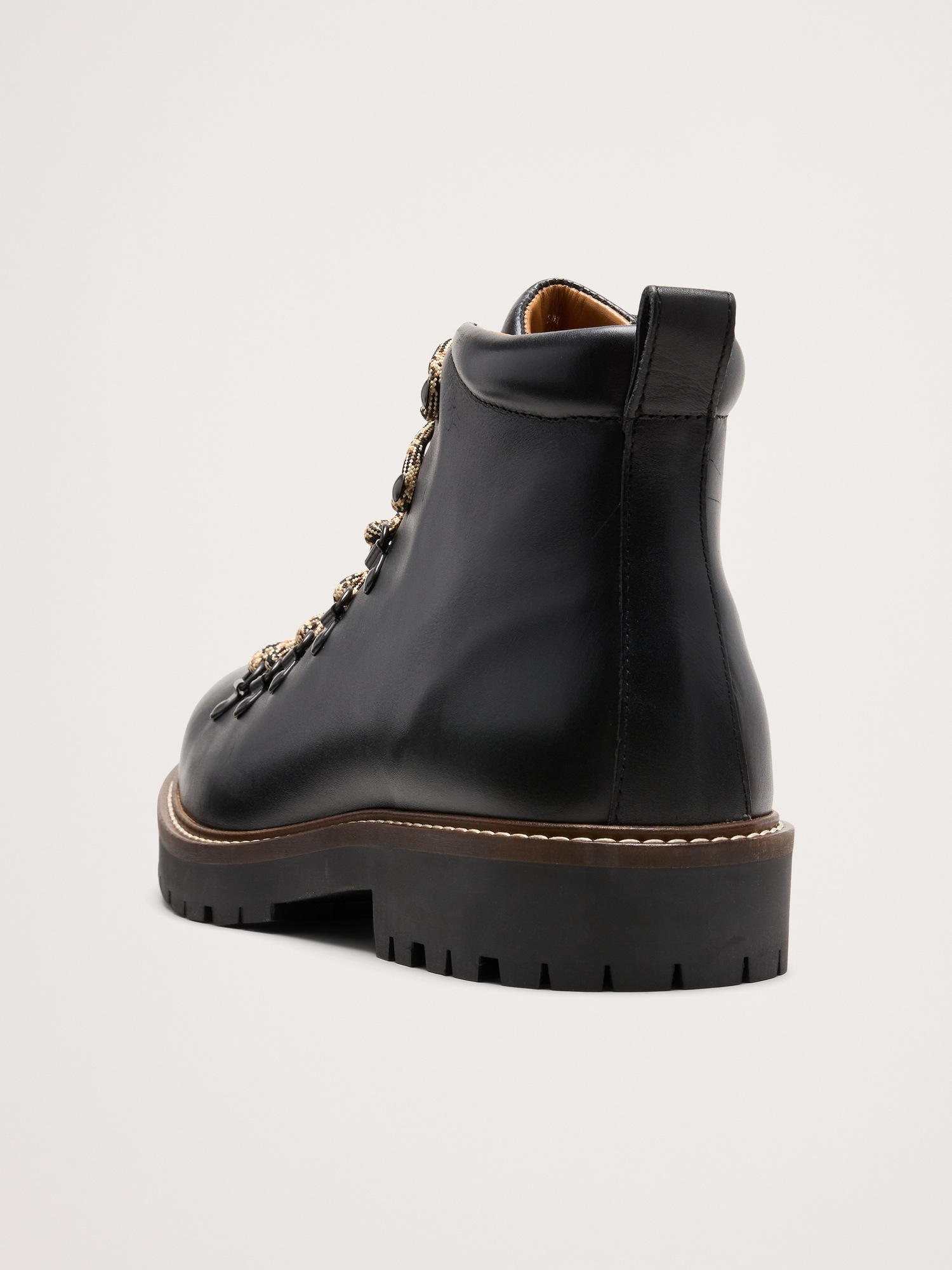 Мужские ботинки Banana Republic Italian Leather Alpine Boot, цвет: Чёрный — фото 4