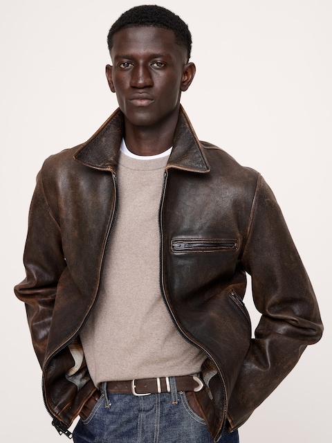 Leather Racing Jacket
