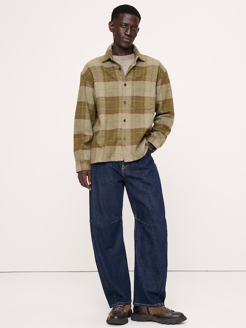 Relaxed-Fit Flannel Shirt