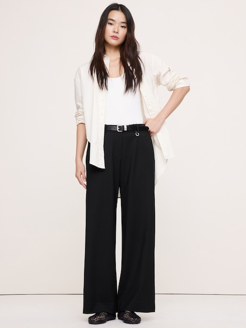 The Everyday Wide-Leg Pant in Italian Lightweight Wool