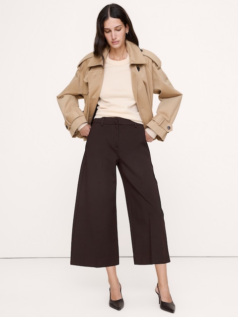 High-Rise Ponte Culotte