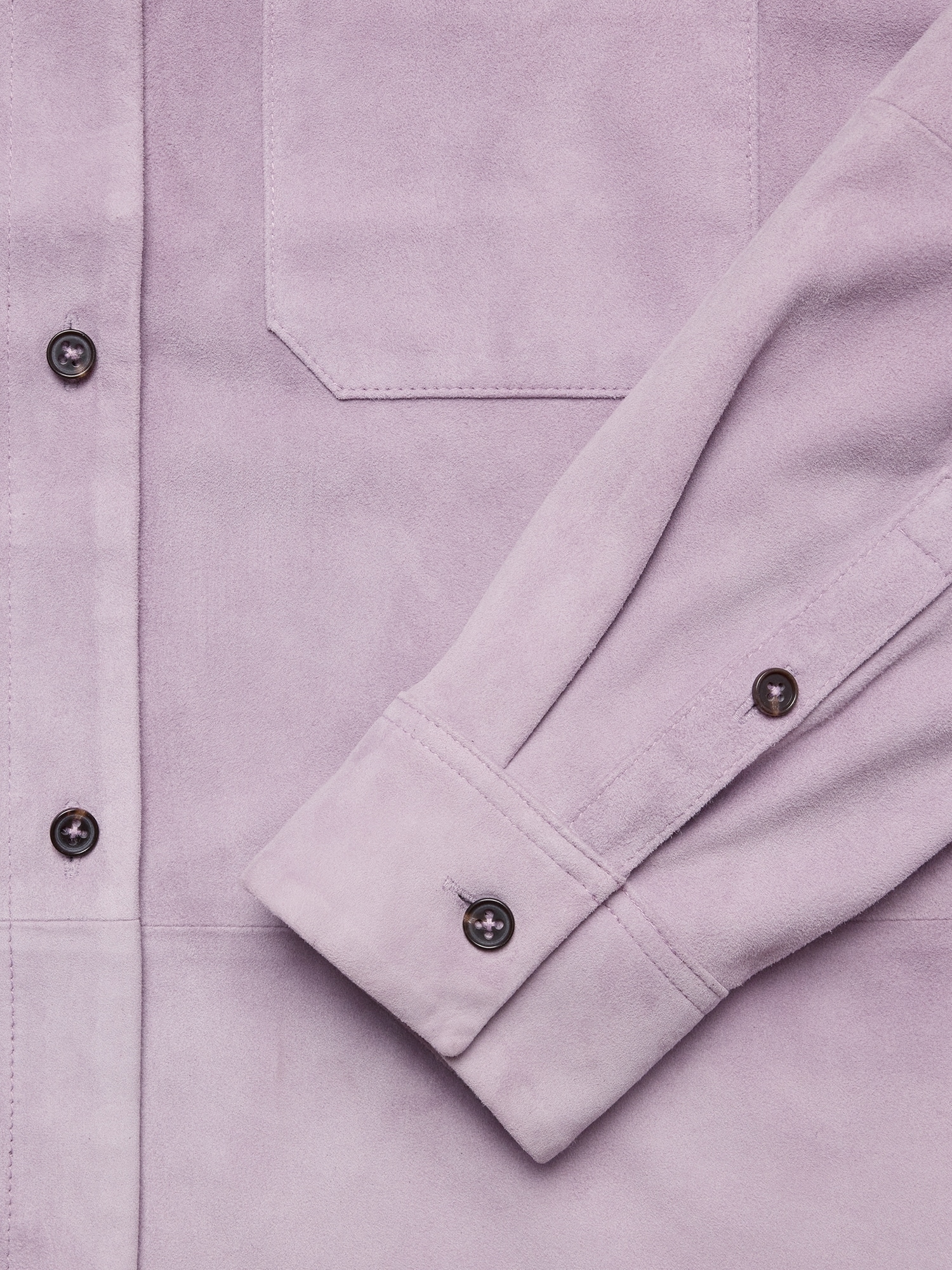 Suede Shirt Jacket