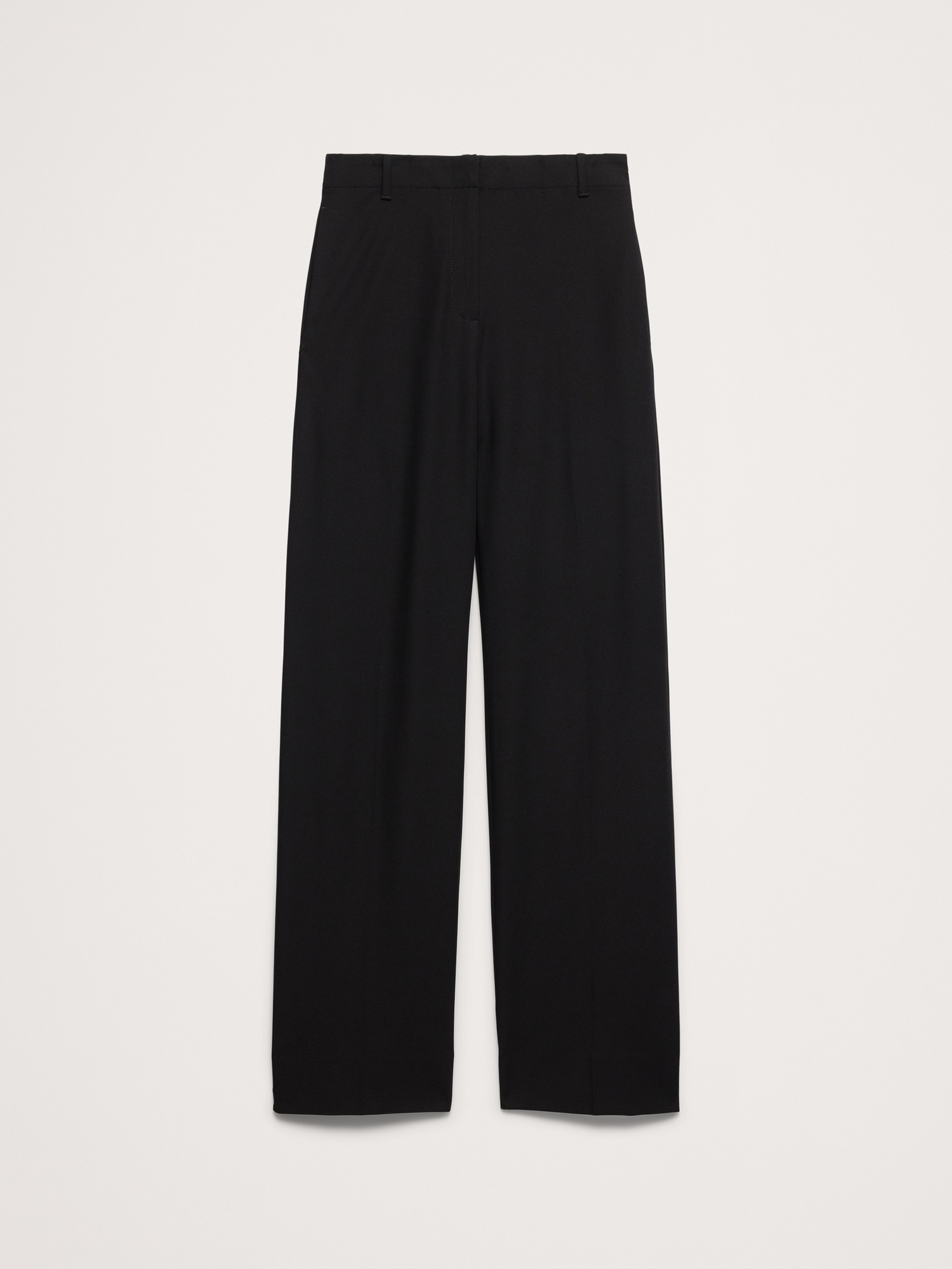 Женские брюки Banana Republic Ultra High-Rise Modern Straight City Stretch Pant, цвет: Чёрный — фото 5