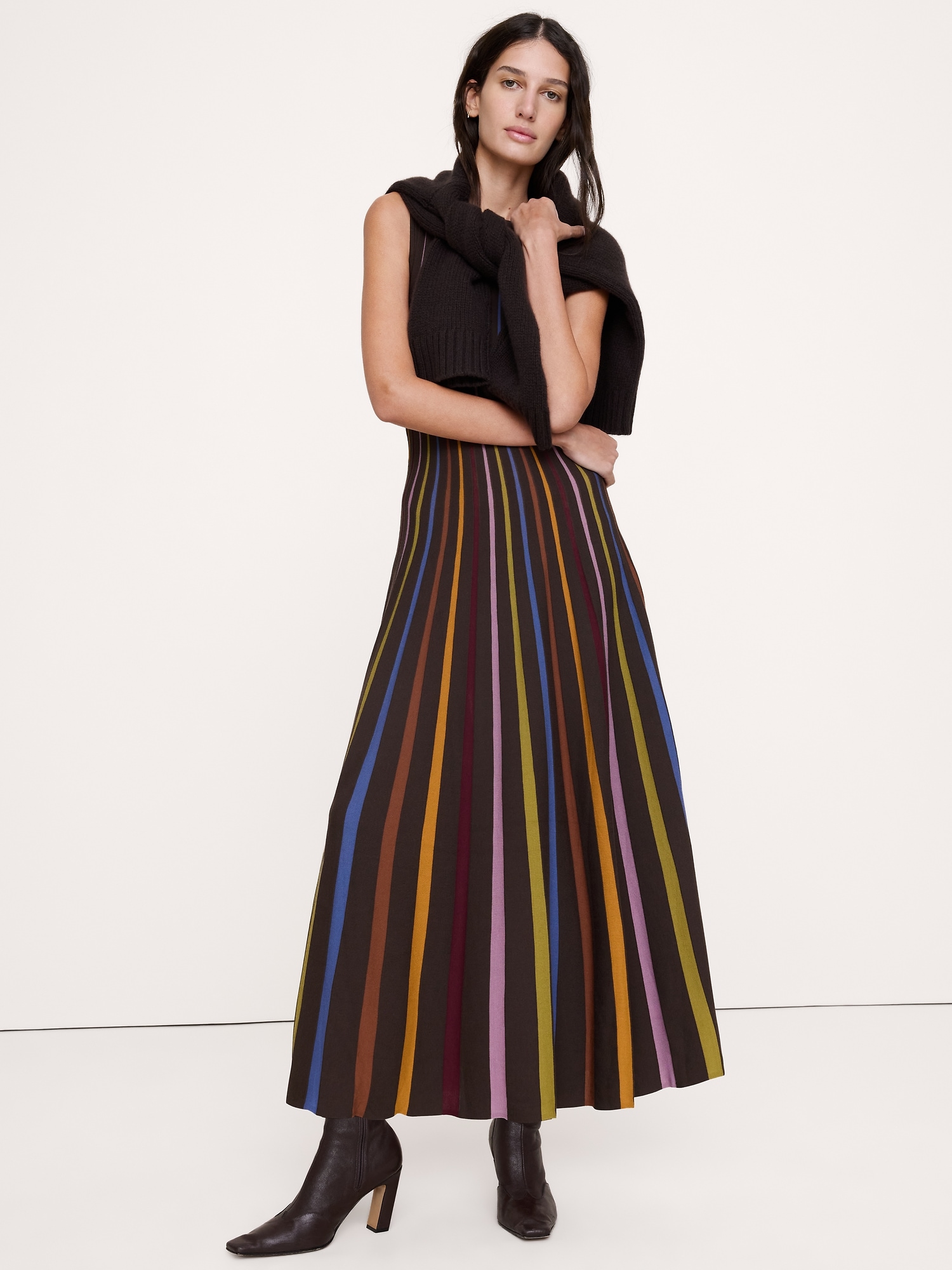 Sculpted Maxi Tank Dress
