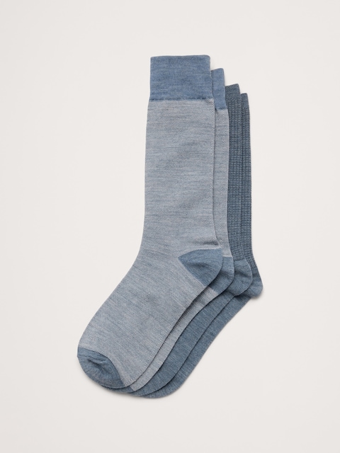 Breathe Merino-Blend Socks 2-Pack