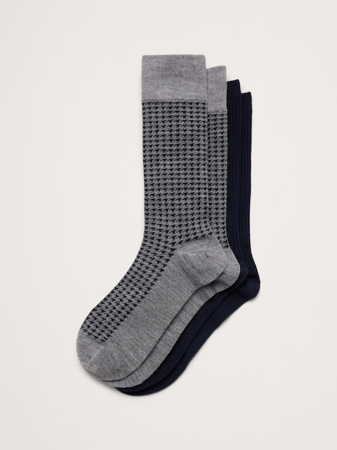 Breathe Merino-Blend Socks 2-Pack