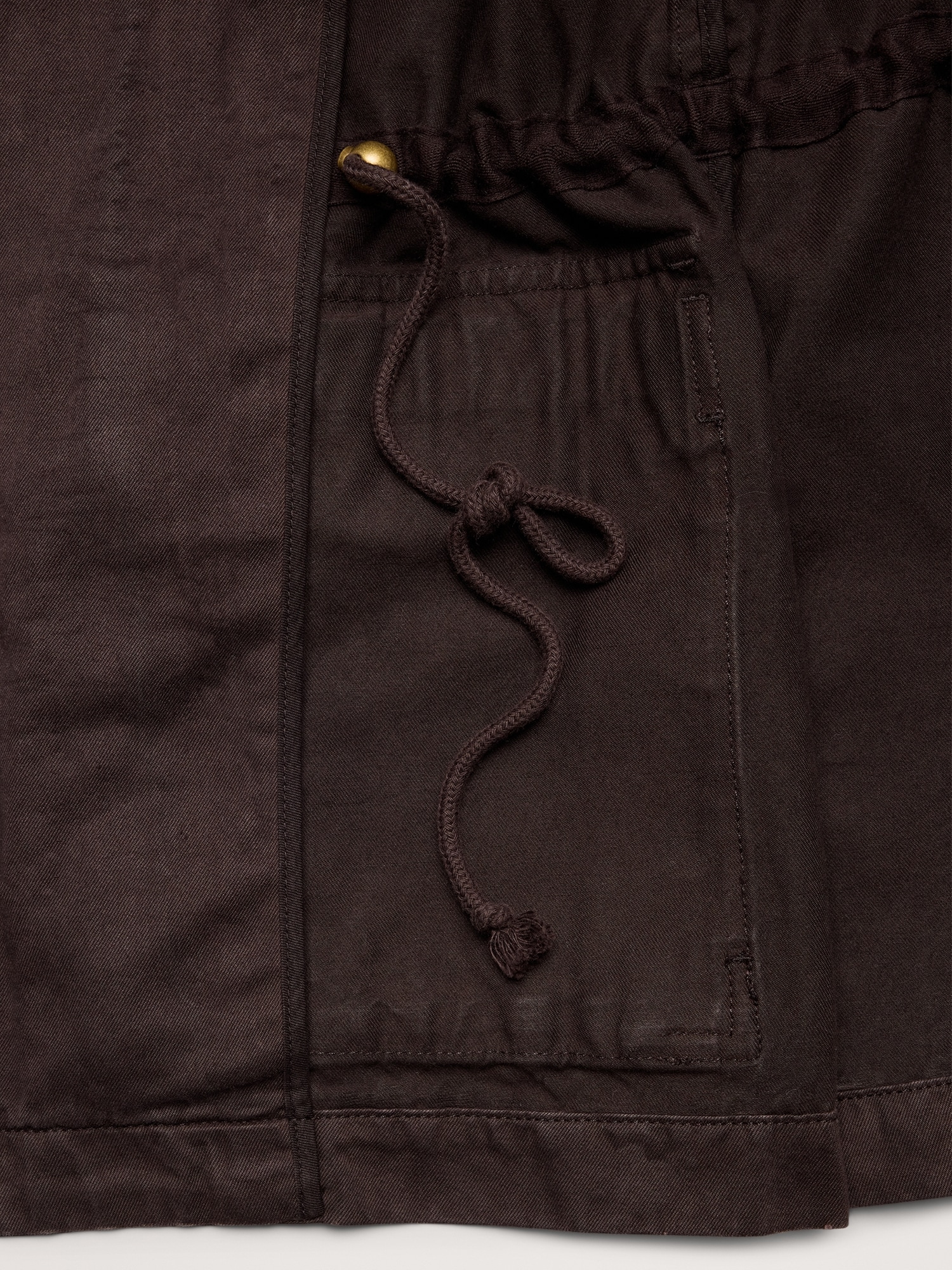 Женская куртка Banana Republic Cinched-Waist Utility, цвет: Коричневый — фото 6