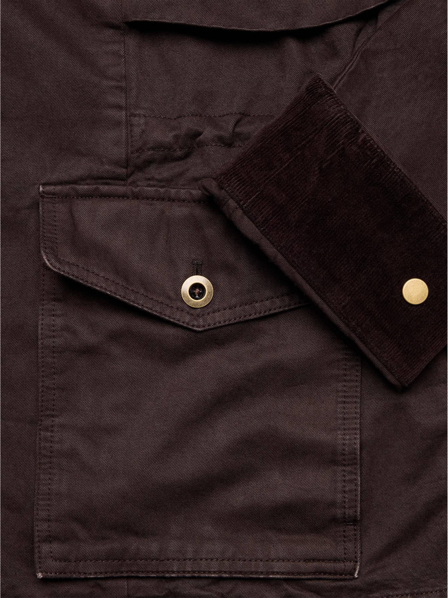 Женская куртка Banana Republic Cinched-Waist Utility, цвет: Коричневый — фото 5