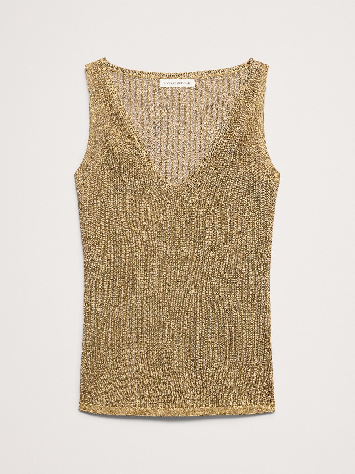 Metallic Sweater Tank