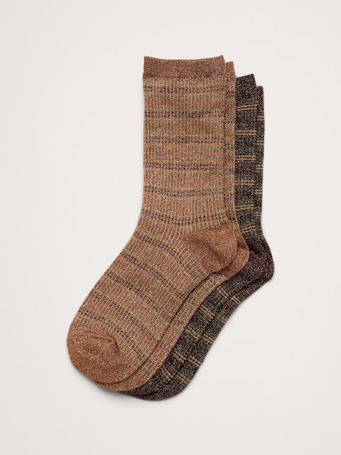 Metallic Sock 2-Pack