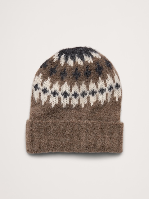 Italian Fair Isle Chunky Beanie