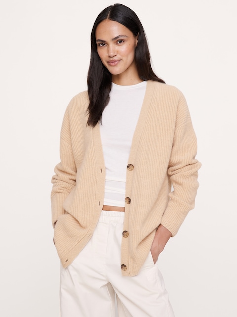 Cashmere Cardigan Sweater