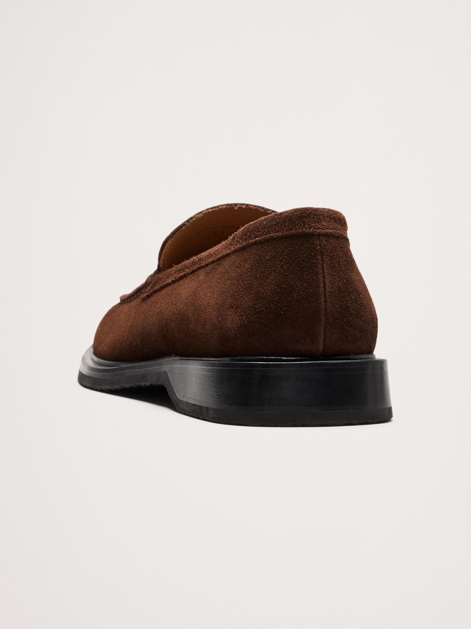 Мужские туфли Banana Republic Italian Suede Loafer, цвет: Тёмный коричневый — фото 4