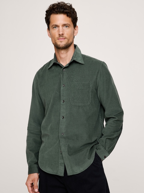 Standard-Fit Lightweight Corduroy Shirt