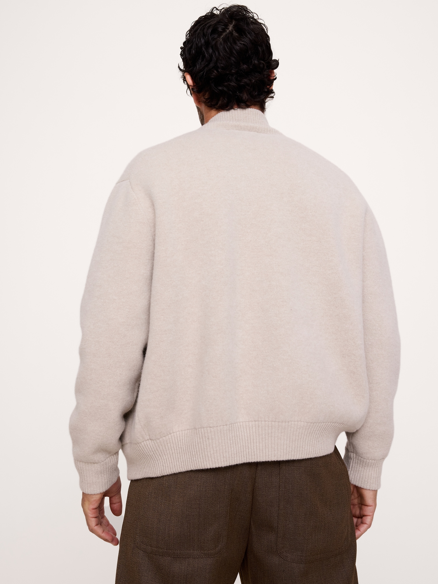 Felted Wool Sweater Jacket