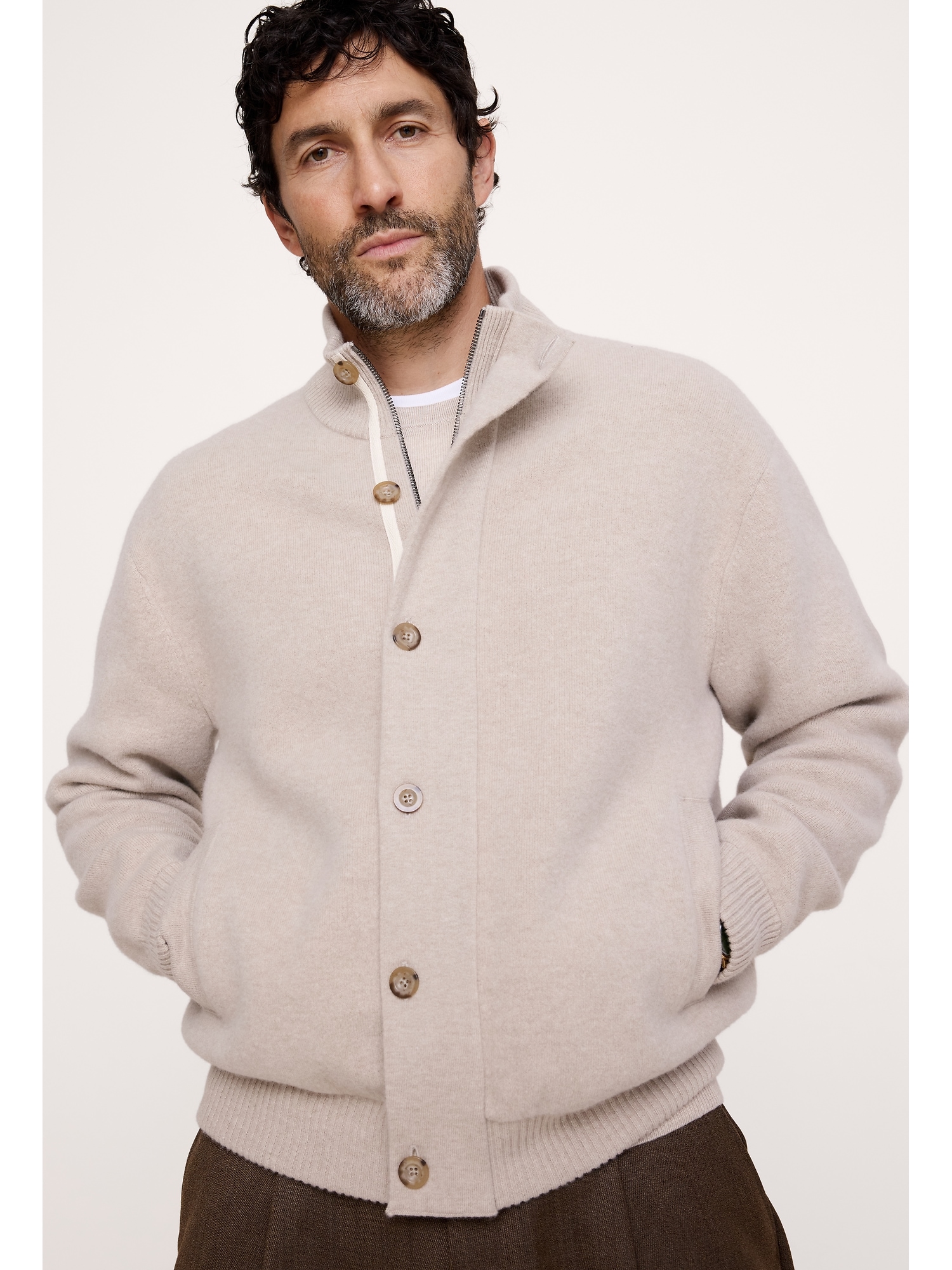 Felted Wool Sweater Jacket