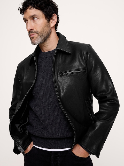 Leather Racing Jacket