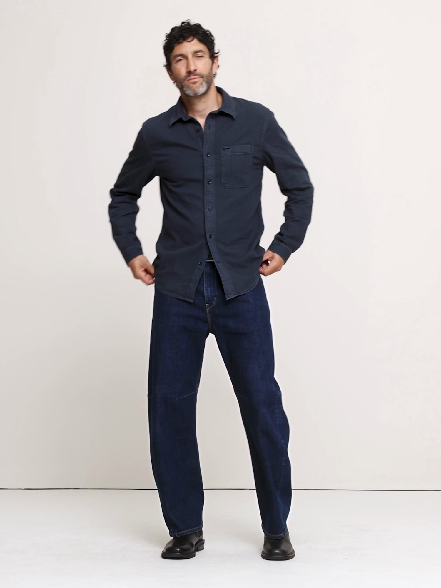 Standard-Fit Chambray Shirt - thumbnail 9