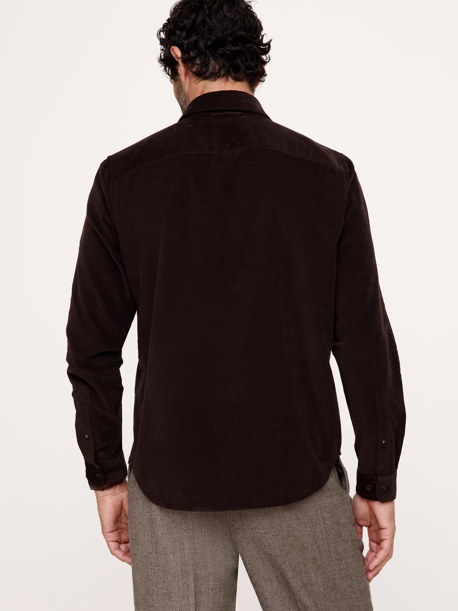 Standard-Fit Lightweight Corduroy Shirt - thumbnail 10