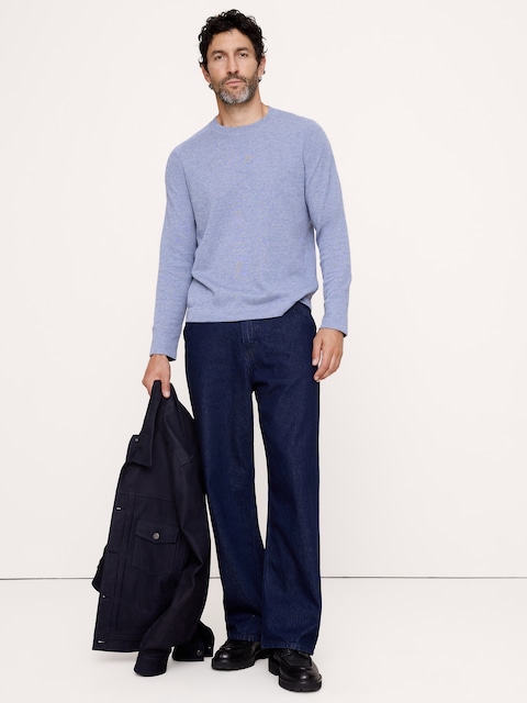 Slub Double-Knit Crew-Neck T-Shirt