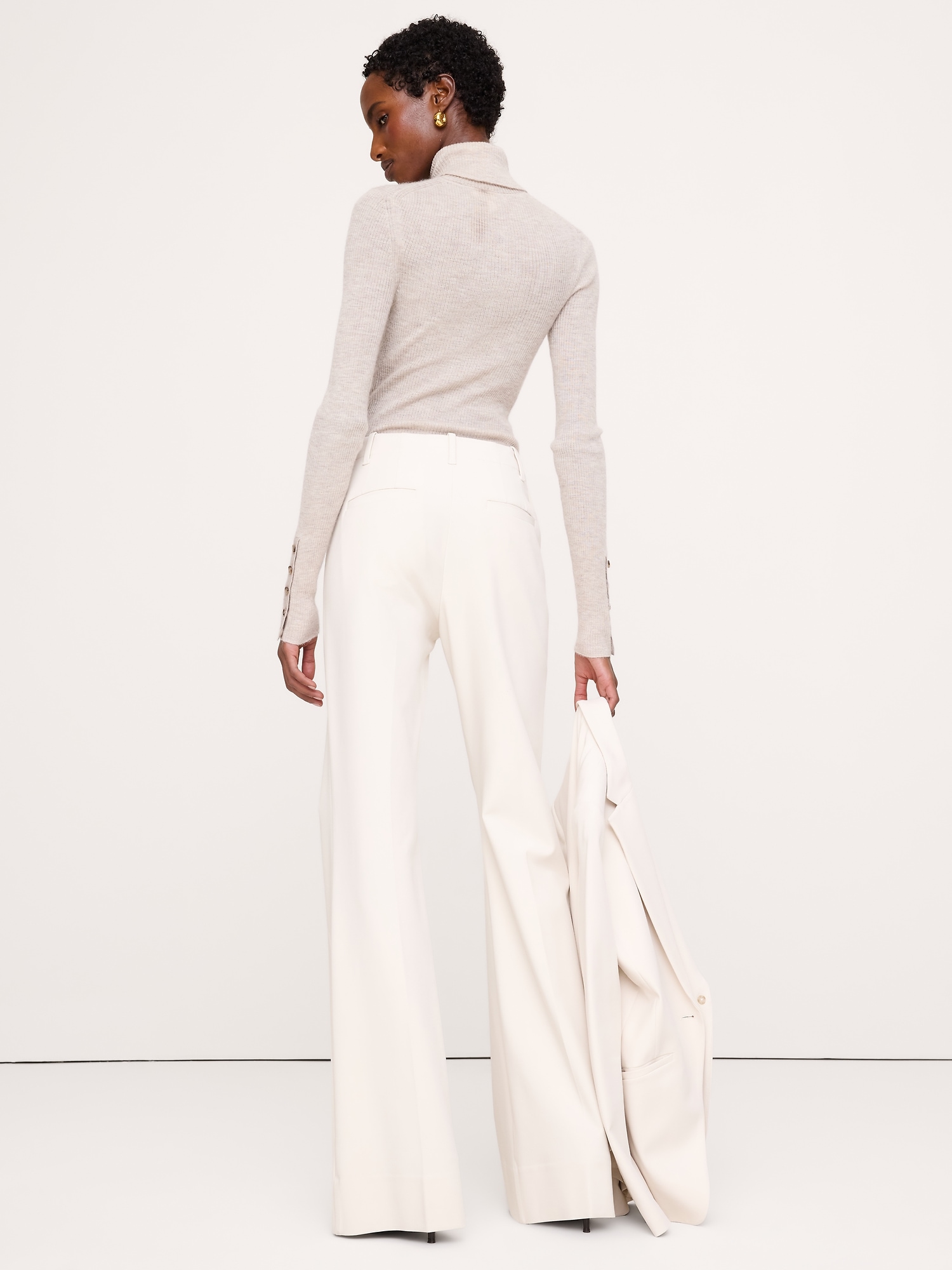 High-Rise Modern Flare City Stretch Pant - thumbnail 2