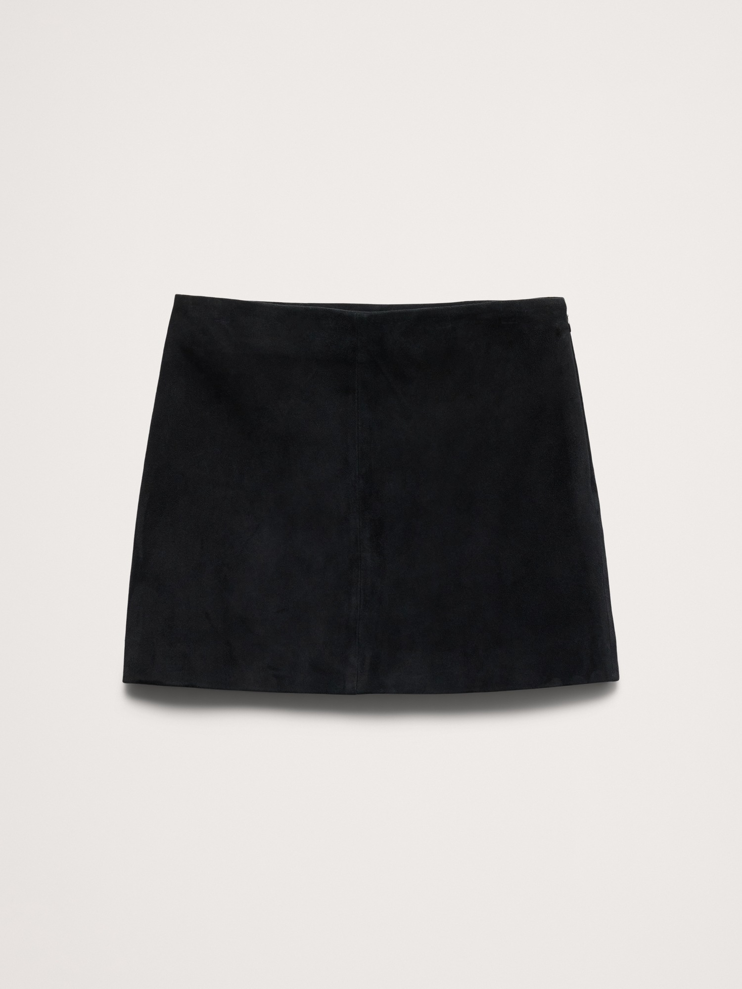 Женская юбка Banana Republic Suede Mini, цвет: Чёрный — фото 5