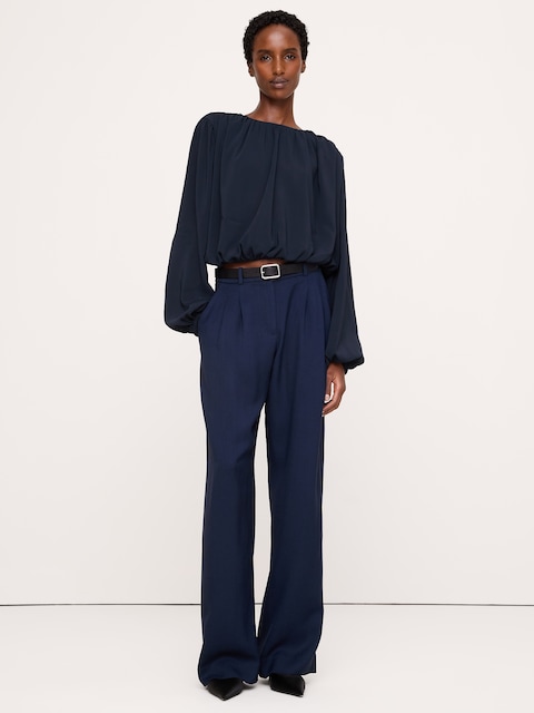Georgette Cropped Top