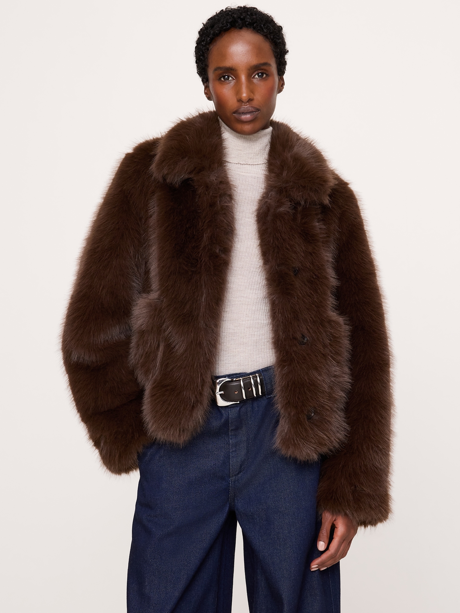 Faux Fur Jacket