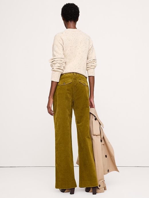 The Everyday Wide-Leg Pant in Corduroy | Banana Republic