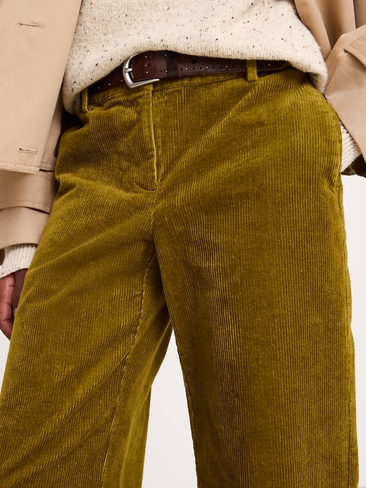 The Everyday Wide-Leg Pant in Corduroy | Banana Republic