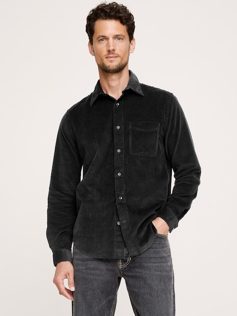 Standard-Fit Lightweight Corduroy Shirt